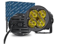 Darba Lukturs Tālās Gaismas Papildlukturis  Ar Dzeltenu Stiklu 20w (94mm) E9 10R-6